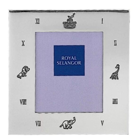 ROYAL Selangor Pewter 4×6 Baby Photo Picture Frame - Picture 1 of 17